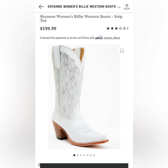 Shyannes Billie women’s western boots - Picture 4 of 4